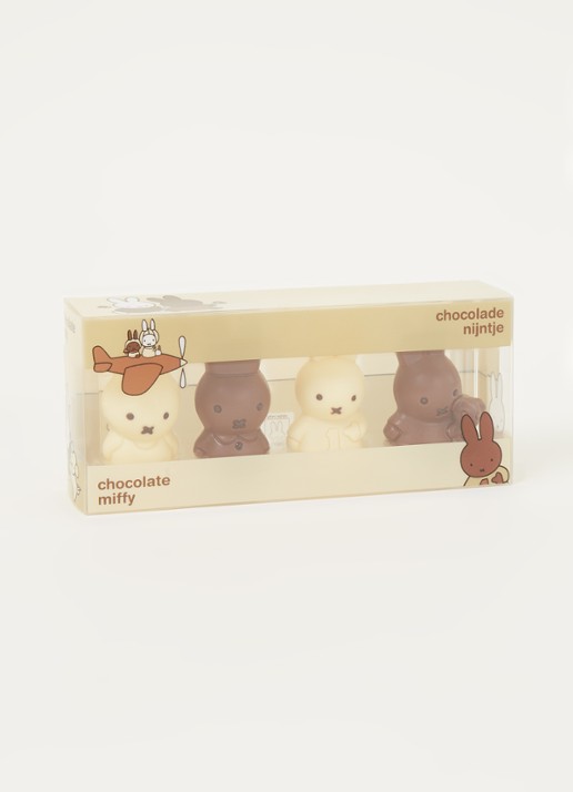 Nijntje Mini Nijntje chocolade 4 stuks - voorkant 2 bruin