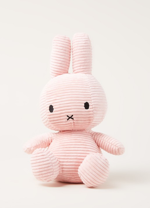 Nijntje Nijntje konijn knuffel 33 cm - voorkant 2 lichtroze