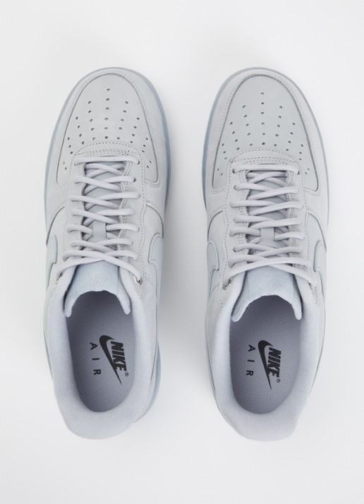 Nike Air Force 1 '07 WB sneaker van nubuck - detail 3 lichtgrijs