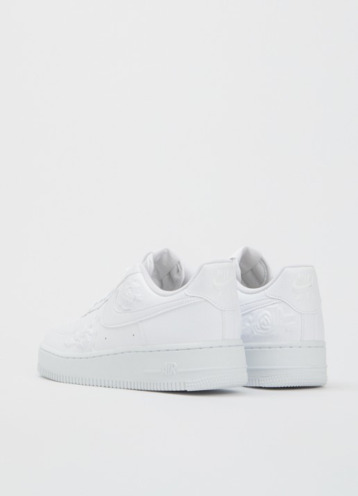 Nike Air Force 1 sneaker van leer - achterkant 5 wit