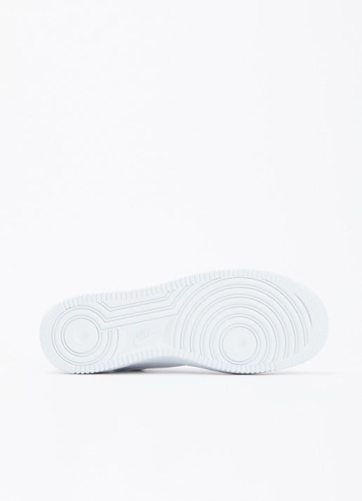 Nike Air Force 1 sneaker van leer - detail 4 wit