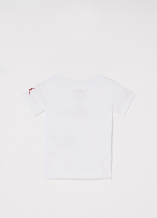Nike Air Jordan T-shirt met logoprint - voorkant 2 wit