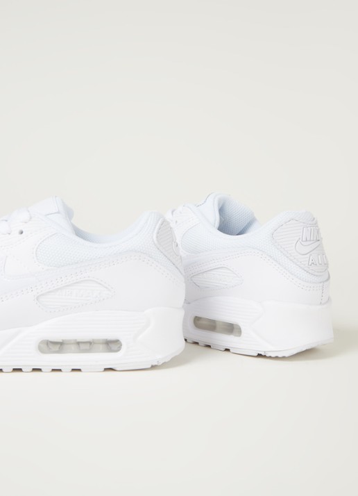 Nike Air Max 90 Twist sneaker met leren details - detail 4 wit