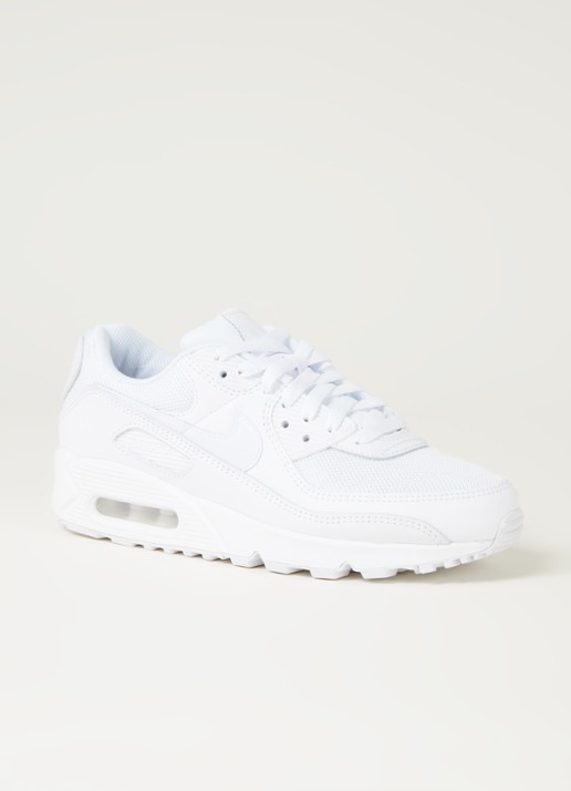 Nike Air Max 90 Twist sneaker met leren details - voorkant wit