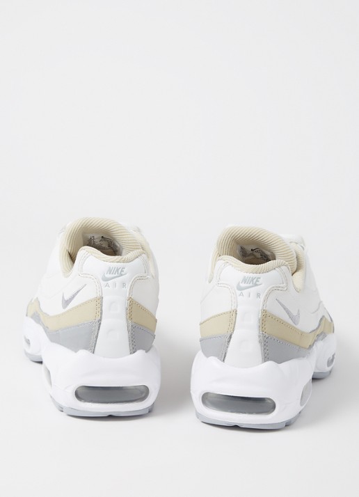 Nike Air Max 95 sneaker met leren details  - detail 3 wit