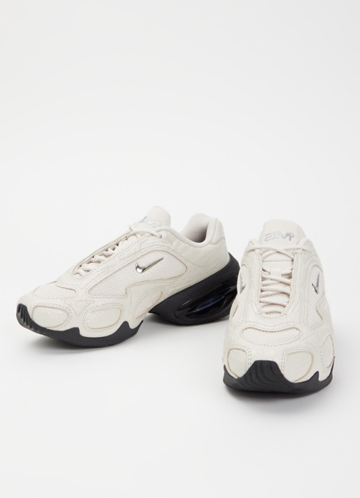 Nike Air Max Muse sneaker met mesh details en crocostructuur - detail 3 beige