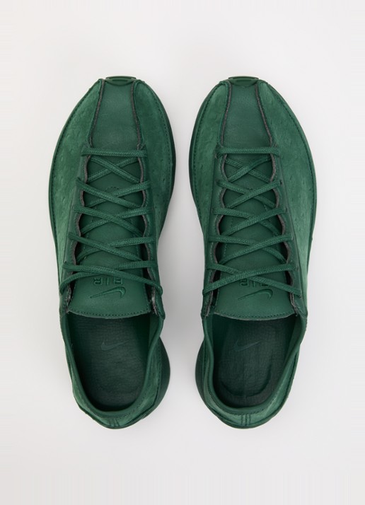 Nike Air Superfly sneaker van leer met structuur - detail 4 groen