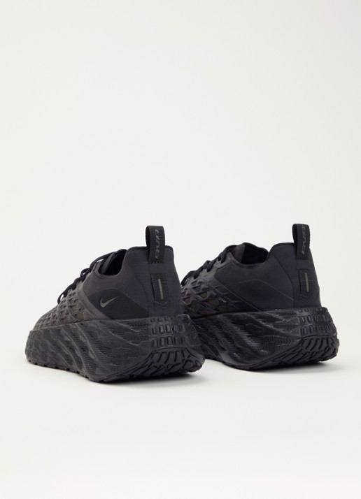 Nike Ava Edge sneaker met mesh details - achterkant 4 zwart