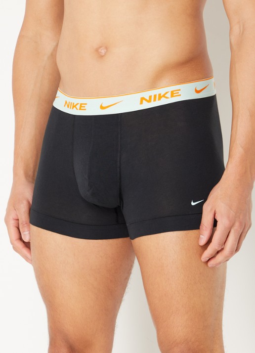 Nike Boxershorts met logoband in 3-pack - detail 3 zwart