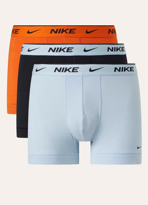 Nike Boxershorts met logoband in 3-pack - voorkant 2 beige