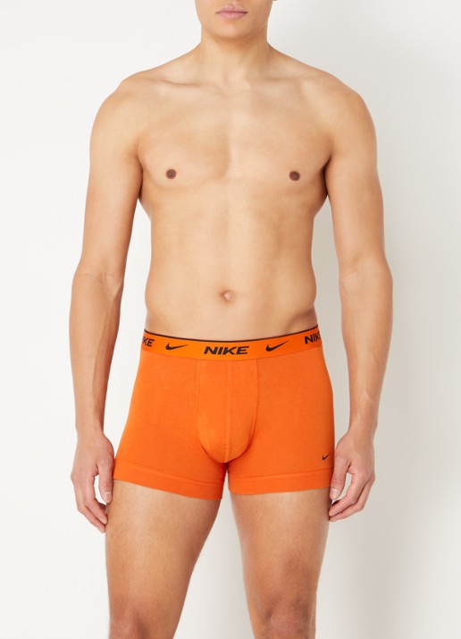 Nike Boxershorts met logoband in 3-pack - voorkant 3 beige