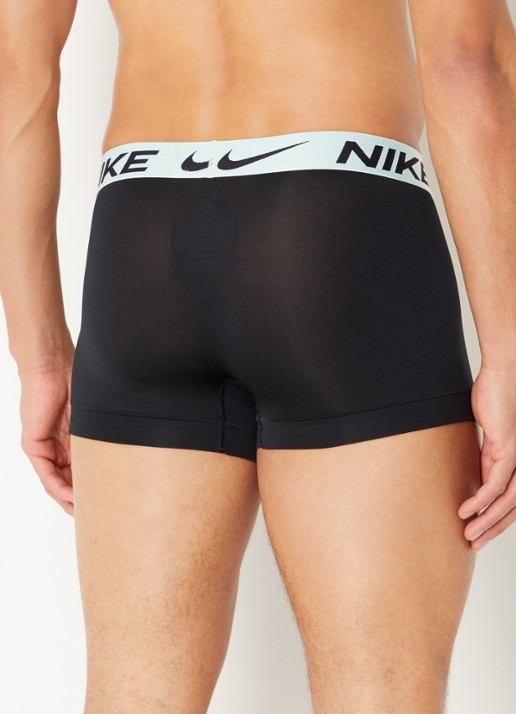Nike Boxershorts met logoband in 3-pack - achterkant 2 zwart