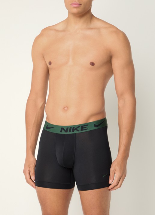Nike Boxershorts met logoband in 3-pack - voorkant 4 zwart