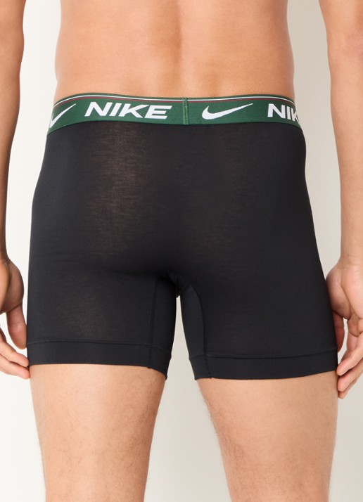 Nike Boxershorts met logoband in 3-pack - achterkant 3 zwart