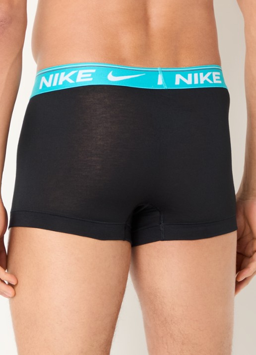 Nike Boxershorts met logoband in 3-pack - achterkant 4 zwart