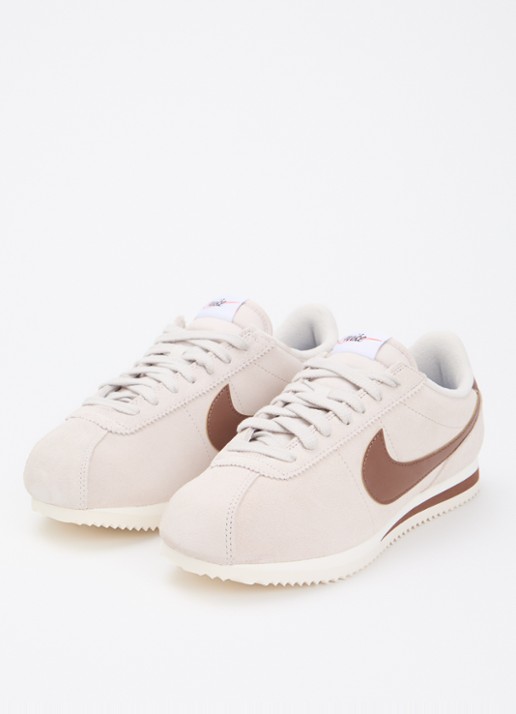Nike Cortez LT sneaker van suède - detail 3 beige