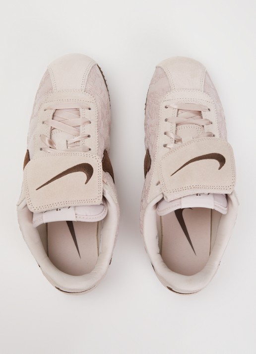 Nike Cortez sneaker met suède details - detail 2 oudroze