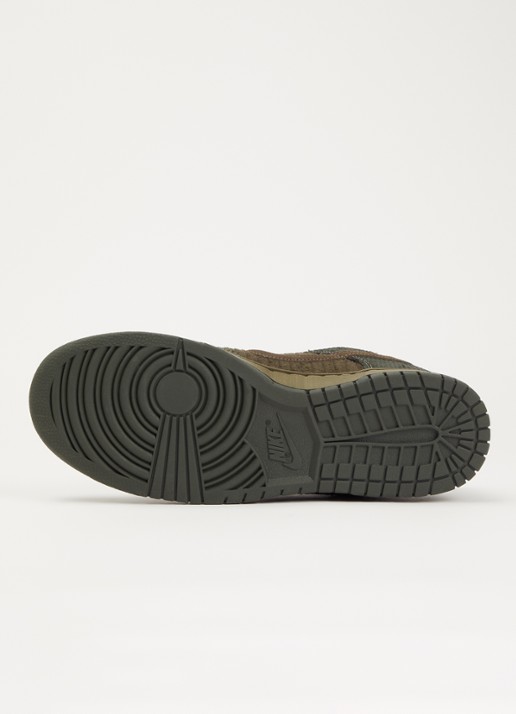 Nike Dunk Low sneaker van corduroy  - detail 4 khaki
