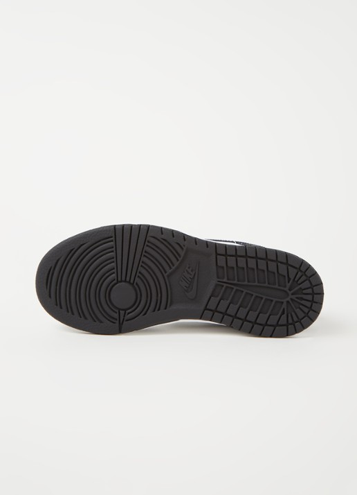 Nike Dunk Low sneaker van leer - detail 2 zwart