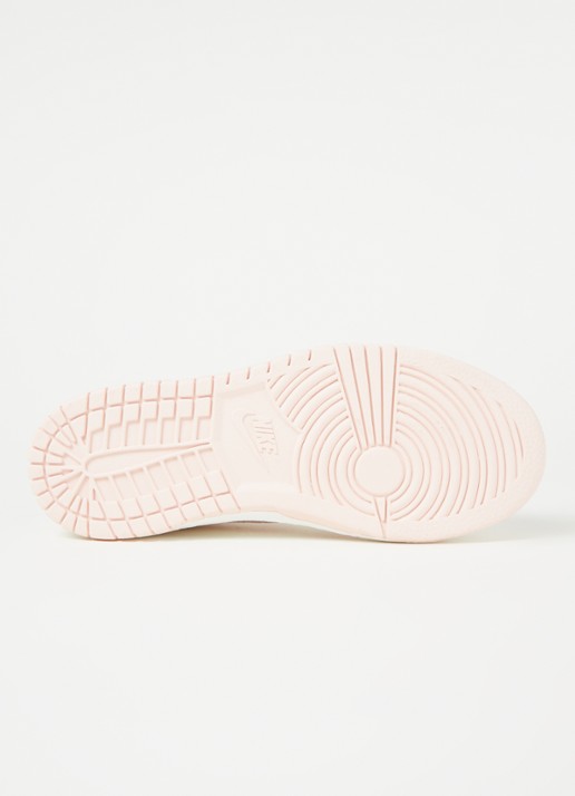 Nike Dunk Low sneaker van leer - detail 4 lichtroze