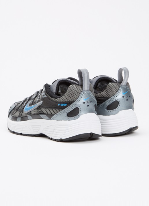 Nike P-6000 sneaker met mesh details - achterkant 2 grijs