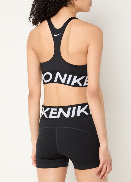Nike Pro Sculpt sport bh met medium support en Dri-FIT - achterkant 3 zwart
