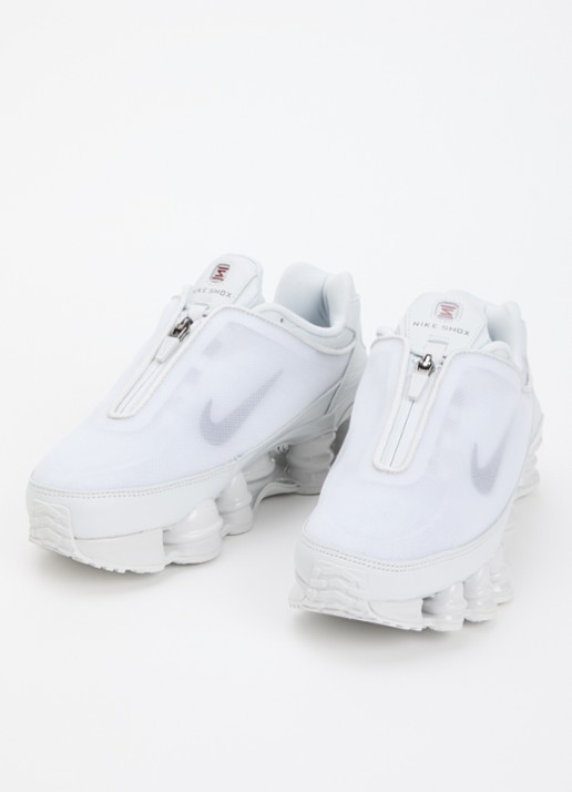 Nike Shox TL sneaker met logo - detail 2 wit