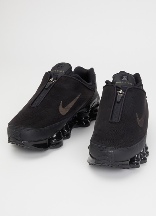 Nike Shox TL sneaker van mesh - detail 3 zwart