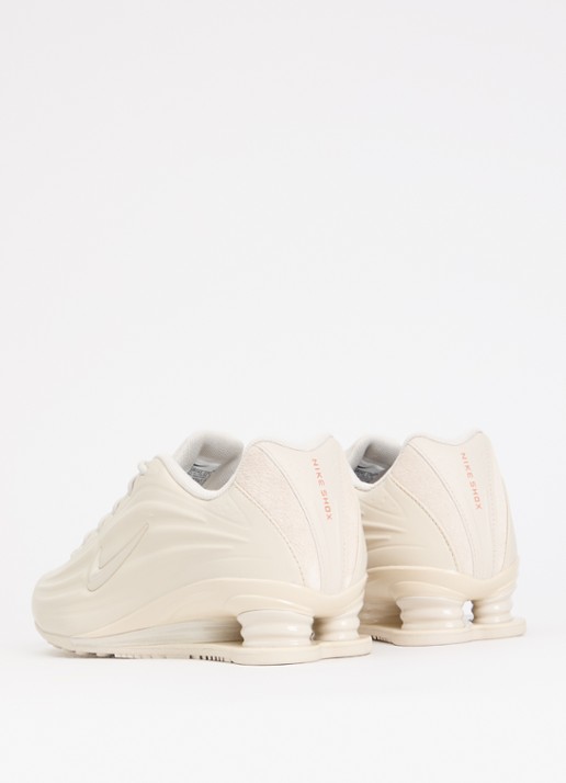 Nike Shox Z S sneaker van leer - achterkant 4 creme