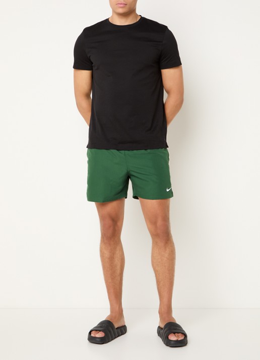 Nike Volley 5 zwemshorts met steekzakken - voorkant 2 donkergroen