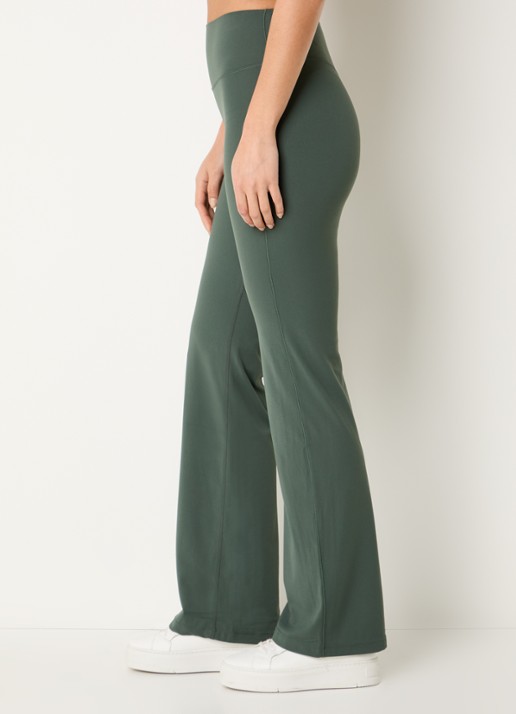 Nike Zenvy high waist flared fit legging - detail 2 groen
