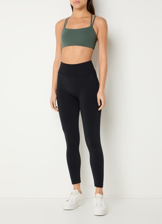 Nike Zenvy sport bh met light support en dri-FIT - voorkant 2 groen