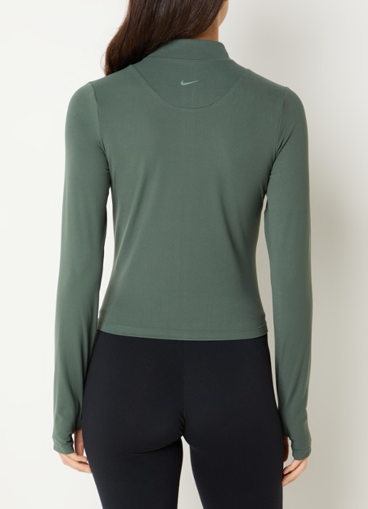 Nike Zenvy sweatvest met steekzakken - achterkant 4 groen