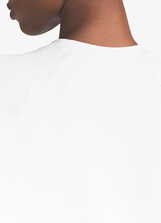 NikeSKIMS Airy boyfriend oversized T-shirt met stretch - achterkant 5 ivoor