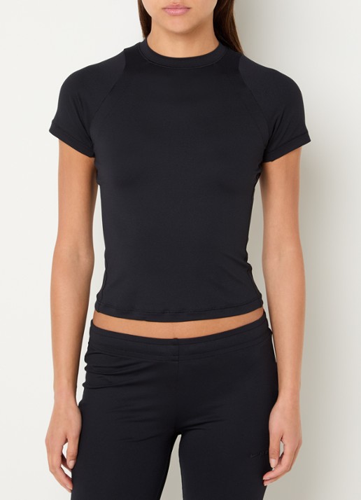 NikeSKIMS Airy cropped trainings T-shirt met stretch