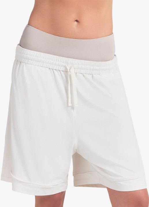 NikeSKIMS Airy mid waist loose fit korte broek met ritszakken