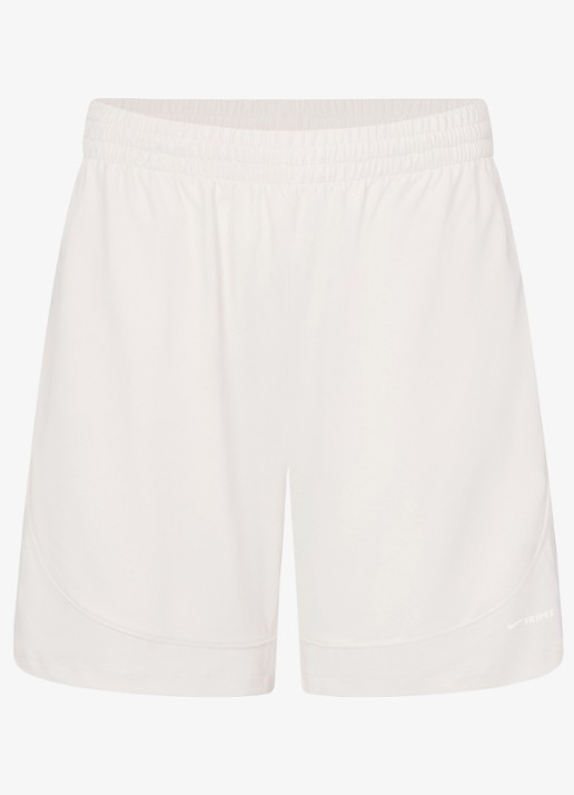 NikeSKIMS Airy mid waist loose fit korte broek met ritszakken - voorkant 3 wit