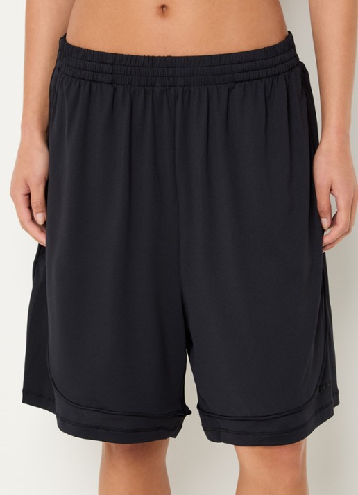NikeSKIMS Airy mid waist loose fit korte broek met ritszakken