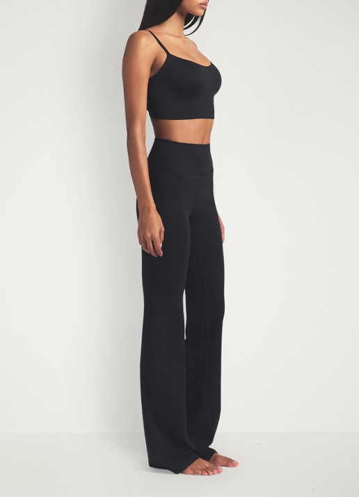 NikeSKIMS Matte high waist flared fit trainingslegging - detail 3 zwart