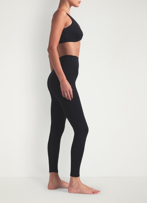 NikeSKIMS Matte high waist skinny fit trainingslegging - detail 4 zwart