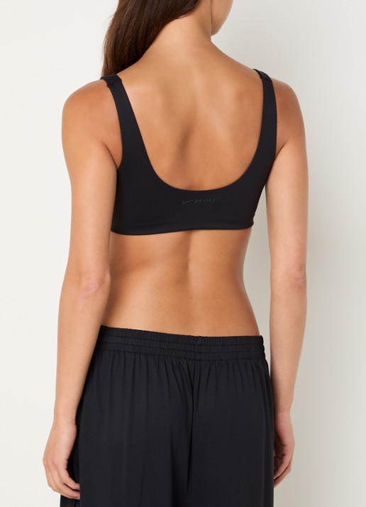 NikeSKIMS Matte sport bh met medium support - achterkant 4 zwart