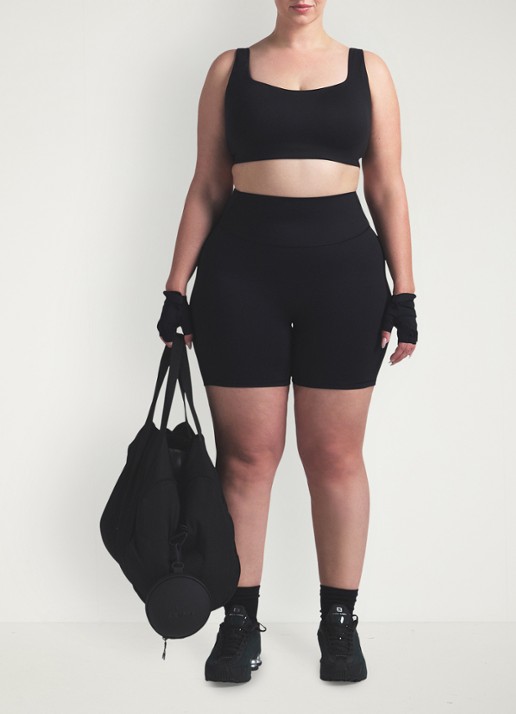 NikeSKIMS Matte sport bh met medium support - detail 2 zwart