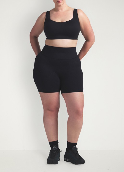 NikeSKIMS Matte sport bh met medium support - detail 3 zwart