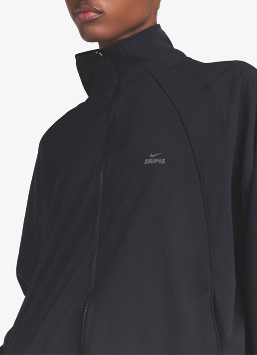 NikeSKIMS Oversized trackvest met logo en ritszakken - detail 3 zwart