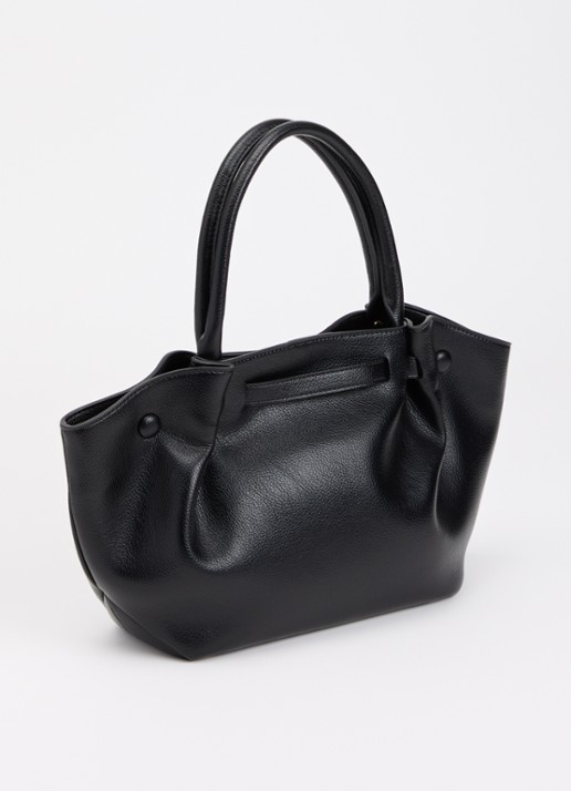 NIKKIE Ailis Chunky handtas met applicatie - achterkant zwart