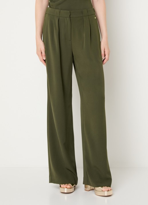 NIKKIE Amine high waist loose fit pantalon met steekzakken