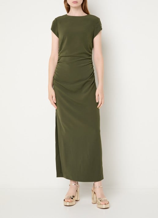 NIKKIE Amine midi jurk met split