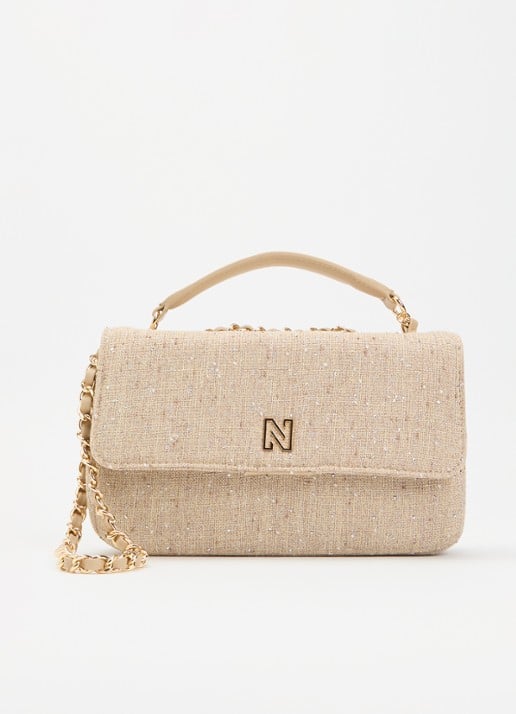 NIKKIE Ann Shiny crossbodytas met strass