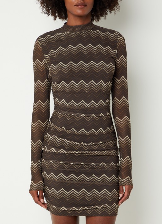 NIKKIE Ariva midi jurk met print