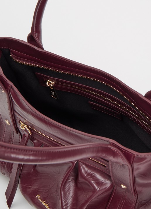 NIKKIE Averil handtas met afneembare schouderriem  - detail 3 bordeauxrood